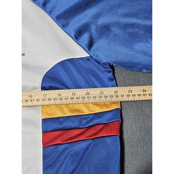 Vintage McGregor Jacket Mens Large White Blue Competitors Track Jacket - Picture 7 of 10